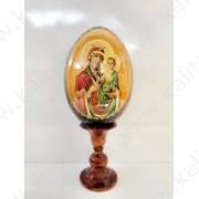 Uovo su appoggio "Religione" 16.5 cm. con scatola.