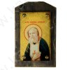 Icona su legno all'antica "San Serafino di Sarov"