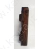Икона на деревянном бруске с подвесом "Троеручница" 7/9,5/2 см в джутовом мешке