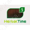 Крем-хна окрашивающая №5 каштан "Herbal Time" (75 мл)