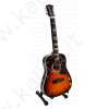 Souvenir chitarre fatto a mano "John Lennon" (Gibson acustica) (20 cm)