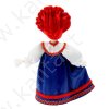 Сувенирная кукла "Плясунья. Девушка в фольклорном костюме." 18 см.