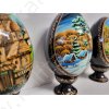 Uovo di legno "Paesaggio" motivi di Kiev