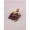 Portastuzzicadenti " "Tartaruga intagliato" legno 6х7,5х7,5 cm