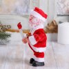 Babbo Natale "con candela e regalo" 16 cm