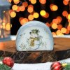 Салфетница "Рождественский снеговик" 9,5х4,5х7 см