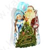 Borsina-cartolina "Babbo Natale e la sua nipotina" 14,7 x 21 cm