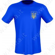 Футболка "Украина" синяя размер XL (Хлопок 100%)