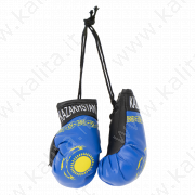 Боксерские перчатки в авто "Kasakhstan" 10 x 5  х 2 см