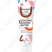Crema di burro per mani e unghie cocco-mandorla "Pockets Hand Cream" 30g