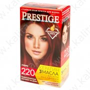Crema-tinta resistente per capelli 220 Rubino "Vip's Prestige"