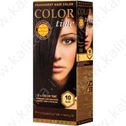 Vopsea de păr № 10 negru "Color Time"