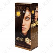 Краска для волос № 15 черный шоколад "Color Time"