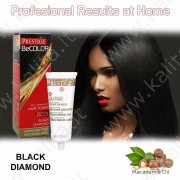 Balsamo colorante per capelli BC01 Diamante nero  "vip's Prestige"