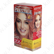 Crema-tinta resistente per capelli 206 Corallo rosa "Vip's Prestige"
