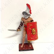 Оловянный солдатик Римский гладиатор Мирмилон 7 см