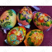 Сувенир "Яйцо" цветочное с инкрустацией, 10 см в подарочной упаковке