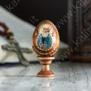 Яйцо сувенирное «Сергий Радонежский», на подставке 3 см × 3 см × 6 см