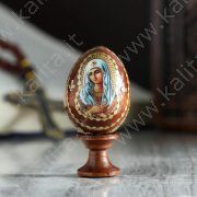 Яйцо сувенирное «Богоматерь Умиление», на подставке 3 см × 3 см × 6 см