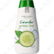 Gel doccia e shampoo Cucumber & Green 2in1 per donna "Me too" 500 ml