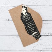 Закладка коллекционная "А.С. Пушкин", 3 х 11 см