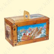 Confezione da regalo pieghevole "Pacco da Babbo Natale" (15x20x11,5 cm)