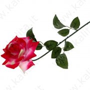 Роза бархат 62 см, d-12 см. малиновая