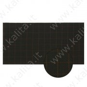 Канва для вышивания "Gamma" Aida №14,  50х50 см, цвет черный в клет.92% хл 8%терилен K04R