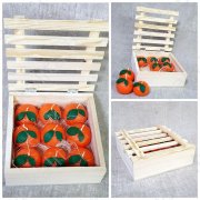 Set di candele "Mandarini" 9pz con scatola
