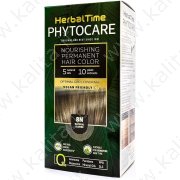Краска для волос питательная без аммиака 8N Натуральный блондин "Herbal Time Phytocare"