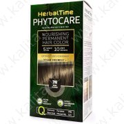 Краска для волос питательная без аммиака 7N Темный блондин "Herbal Time Phytocare"