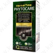 Tinta per capelli nutriente senza ammoniaca 5N Cacao "Herbal Time Phytocare"