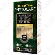 Tinta per capelli nutriente senza ammoniaca 10N Biondo brillante "Herbal Time Phytocare"
