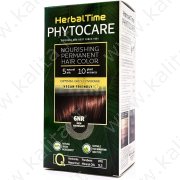 Tinta per capelli nutriente senza ammoniaca 6NR Mogano intenso "Herbal Time Phytocare"