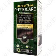 Tinta per capelli nutriente senza ammoniaca 5WN Cioccolato "Herbal Time Phytocare"