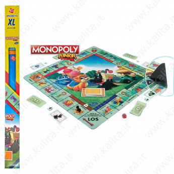 Monopoly-Junior XL con tappetino da gioco 61 x 61 cm