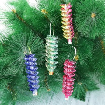 Decorazioni per albero di Natale "Spirale"
