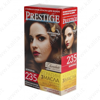 Crema-tinta resistente per capelli 235 Cioccolato "Vip's Prestige"