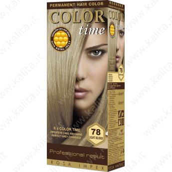 Tinta per capelli N°78 Biondo "Color Time" con Pappa Reale e Vitamina C