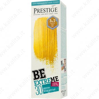 Balsamo colorante semipermanente per capelli 30 Giallo elettrico BeEXTREME 100% vip’s PRESTIGE