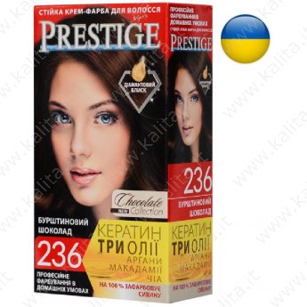 №236 Крем-фарба для волосся Бурштиновий шоколад "Vip's Prestige"