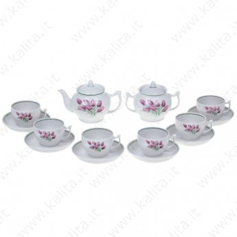Сервиз чайный 14 предметов 6 персон "Тюльпаны" ф 52 (1)