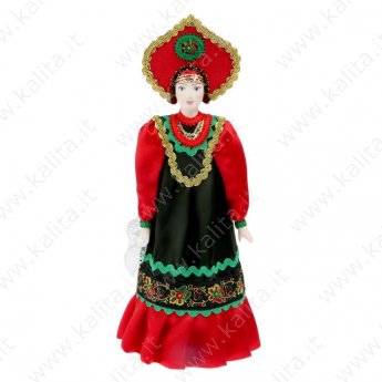 Сувенирная кукла "Лада" в стилизов.праздничн.костюме 28 см