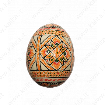 Uovo Pisancka in legno bianco 6,50 cm