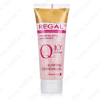 Gel purificante per viso "Regal" Q10+minerals Mg,Zn,Cu  e ceramide 100ml