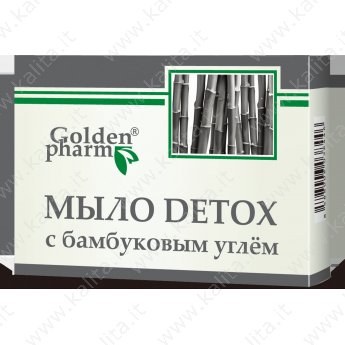 Sapone - Detox, con carbone di bambù "Golden Pharm" 70 g