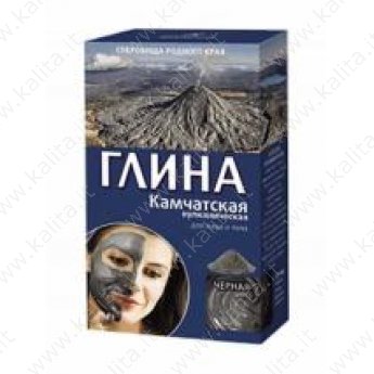 Argilla cosmetica nera vulcanica della Kamchatka tonificante (100g)