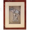 Cofanetto "Elefante su globo" 22 x 28 x 7 cm