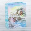 Пакет ламинированный вертикальный «Снежный вечер», 18 × 23 × 8 см