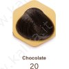 Tinta per capelli N° 20 Сioccolato "Color Time"con Pappa Reale e Vitamina C Tinta per capelli N° 20 Сioccolato "Color Time"con Pappa Reale e Vitamina C